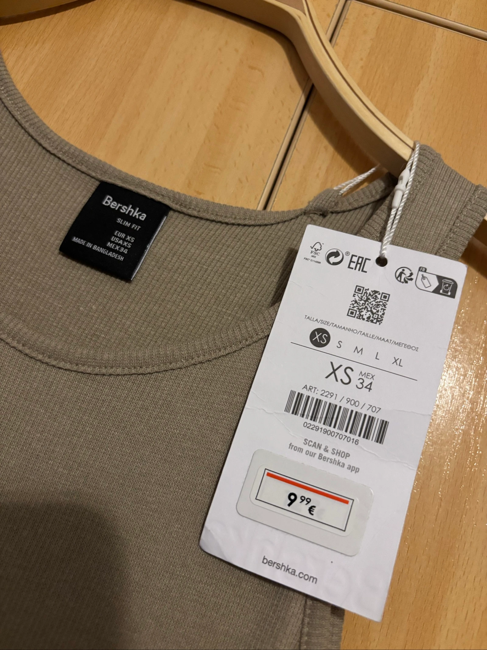 Camiseta Bershka Homem Nova – photo 2